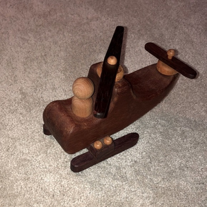 Nursery Wooden‎ Helicopter Decoration